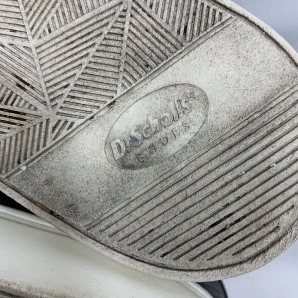 Dr Scholl's Nova Low Top Slip On Sneakers In Black Faux Leather Blend Sz 8.5 IOB - Picture 11 of 12